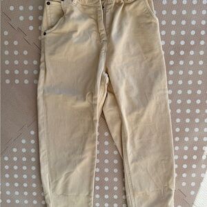 Bonpoint Cream/Tan Kids Jeans